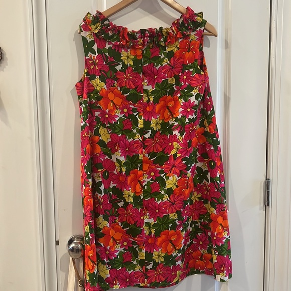 Vintage Hawaiian Print Dress - Picture 4 of 5